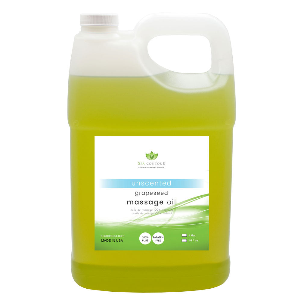 Spa Contour Grapeseed Unscented Massage Oil