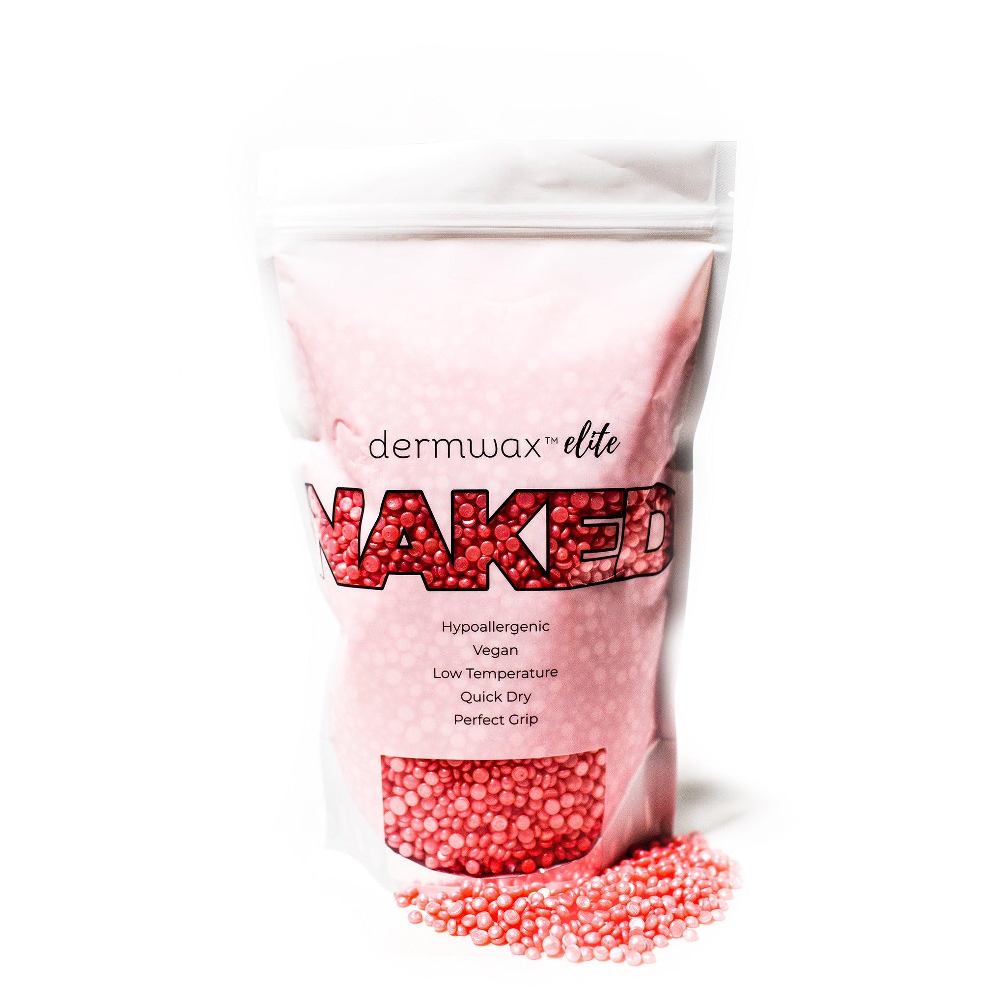 Dermwax Elite NAKED Shimmer Pink Hard Wax Beads – Spa Order