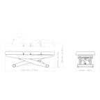 Standard Wooden Facial Table Bed