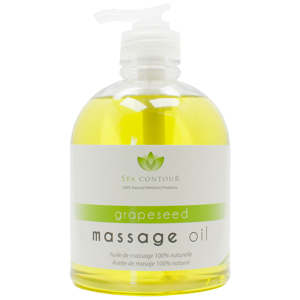 Spa Contour Grapeseed Unscented Massage Oil
