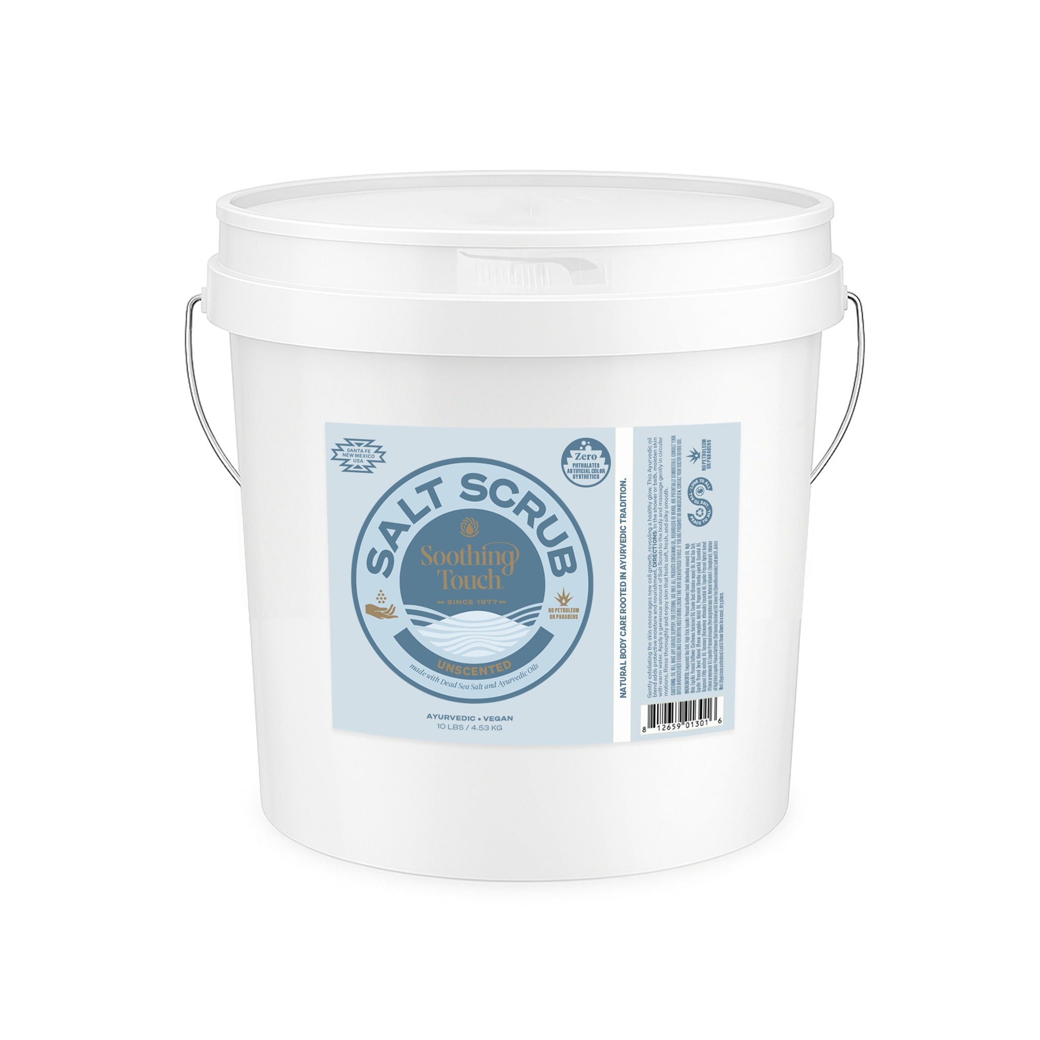 Soothing Touch Unscented Salt Scrub, 10 lbs