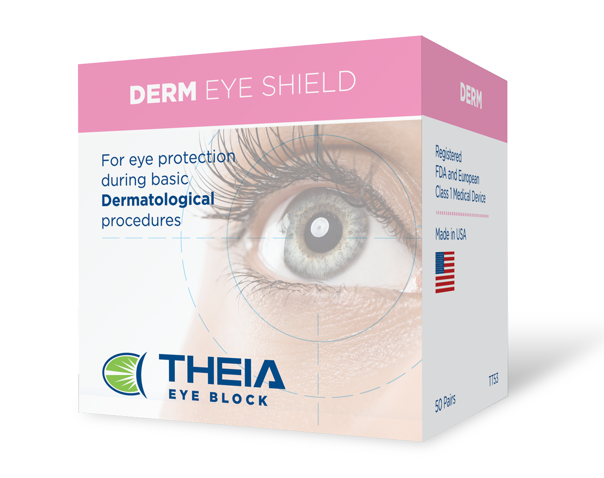 Theia Eye Block TT53 Derm-Eye Shield, 50 Pairs/Box