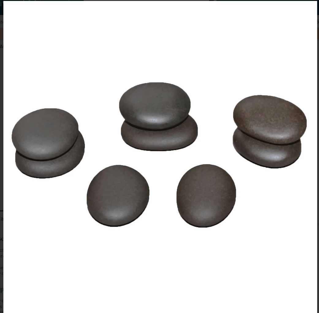 Spa Contour Basalt Hot Stone Set