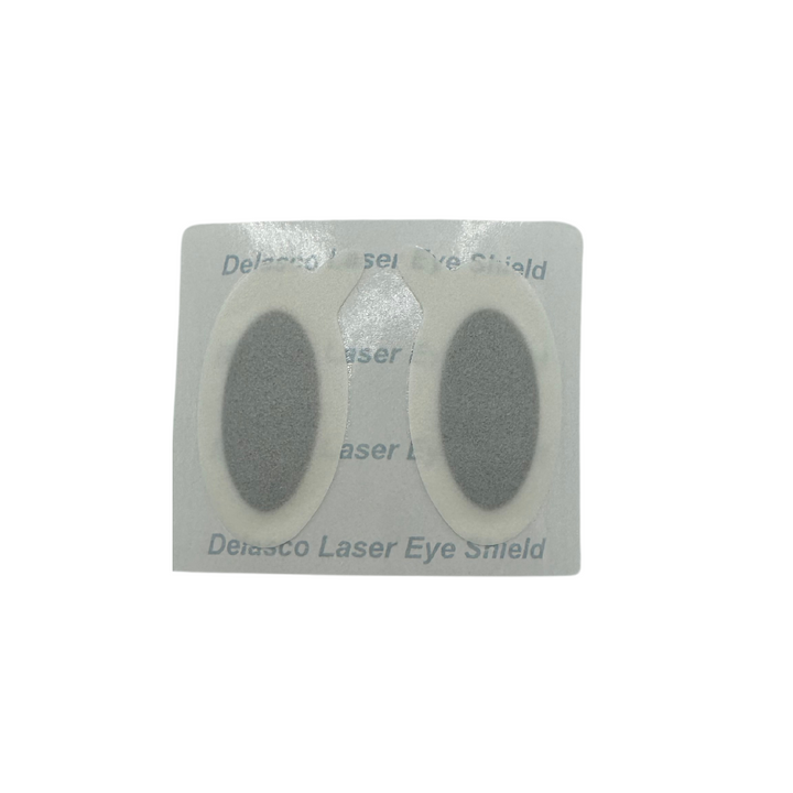Delasco Laser Eye Shield - FDA Class 1 Eye Protection for Laser, IPL, and LED Procedures 50/Box
