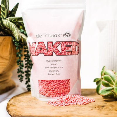 Dermwax Elite NAKED Shimmer Pink Professional Wax Beads - In A Spa