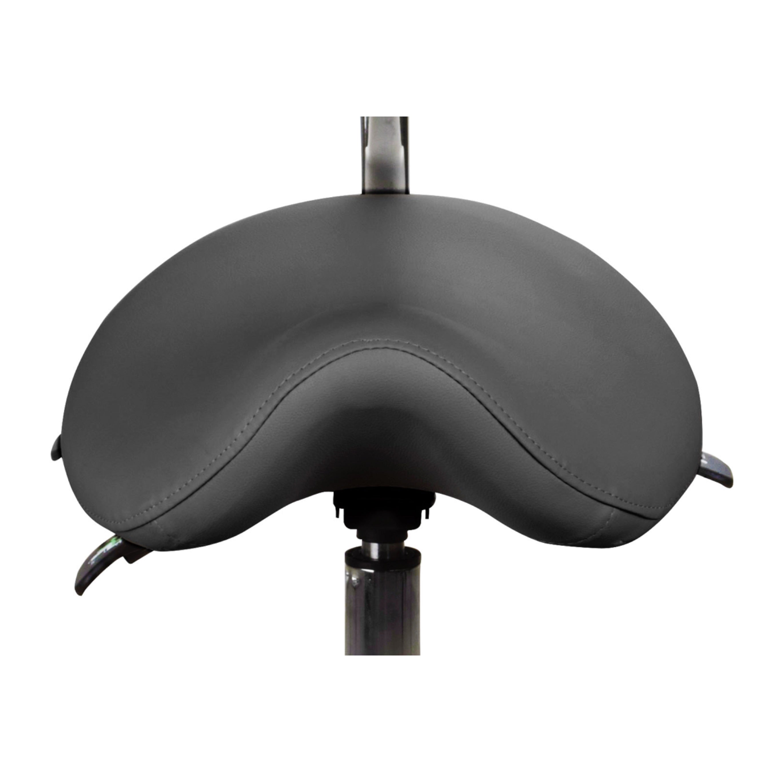 Esthetician Saddle Stool with Ergonomic Backrest