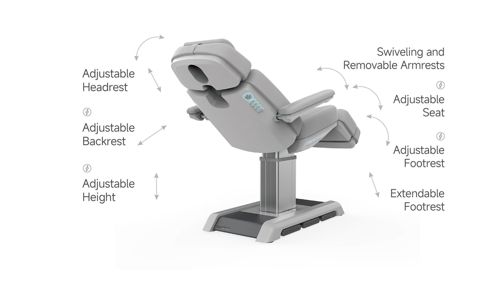Silverfox Stationary Facial Bed