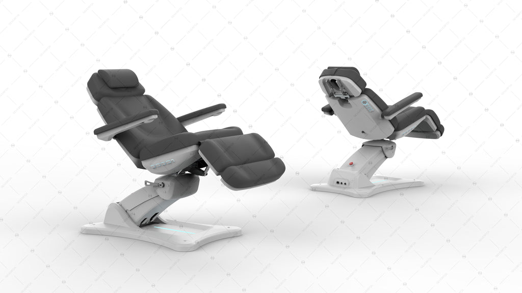 Silverfox Swivel Facial Bed with Handheld Remote