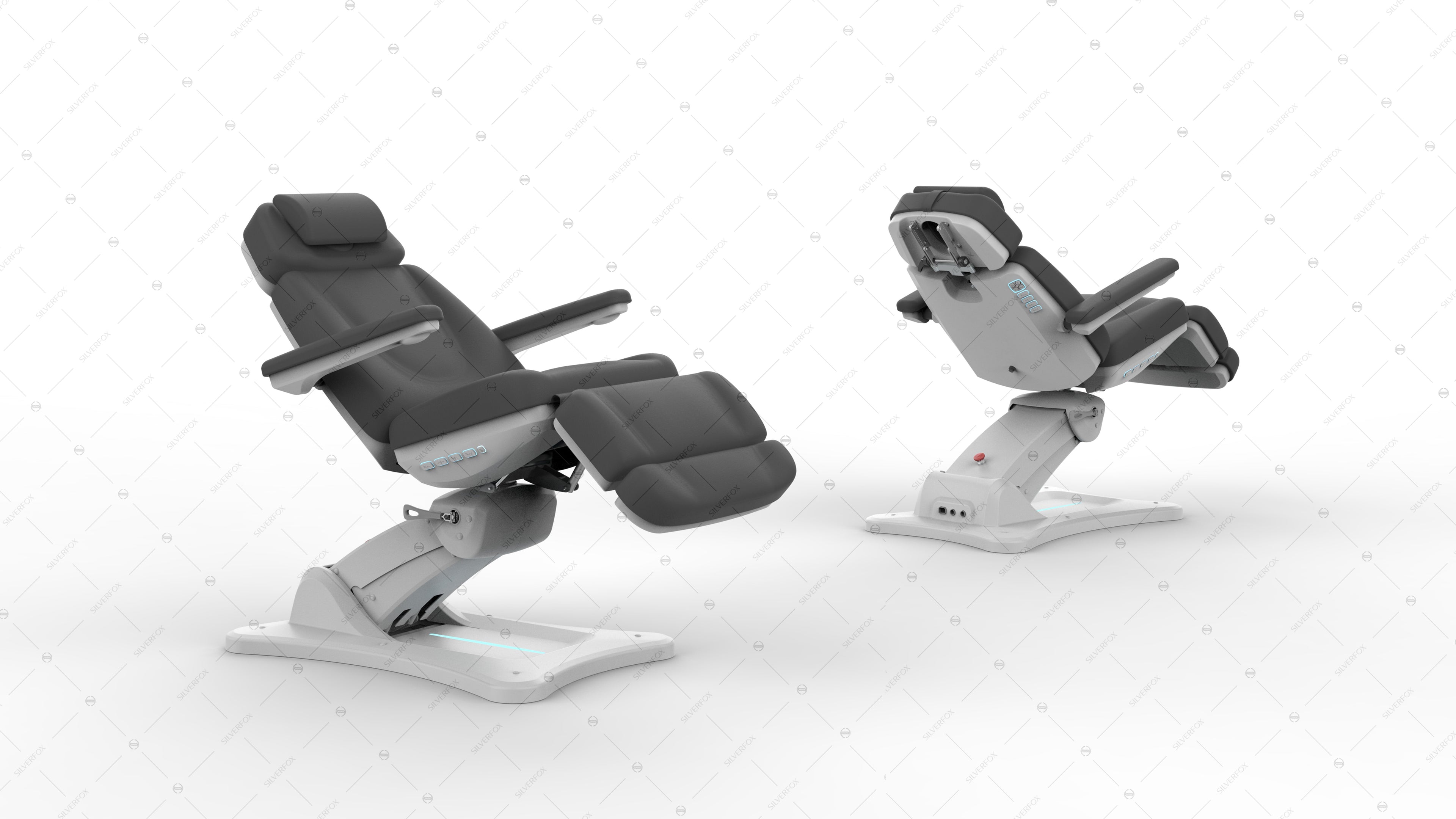 Silverfox Swivel Facial Bed with Handheld Remote
