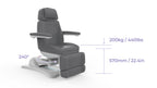 Silverfox Swivel Facial Bed with Handheld Remote