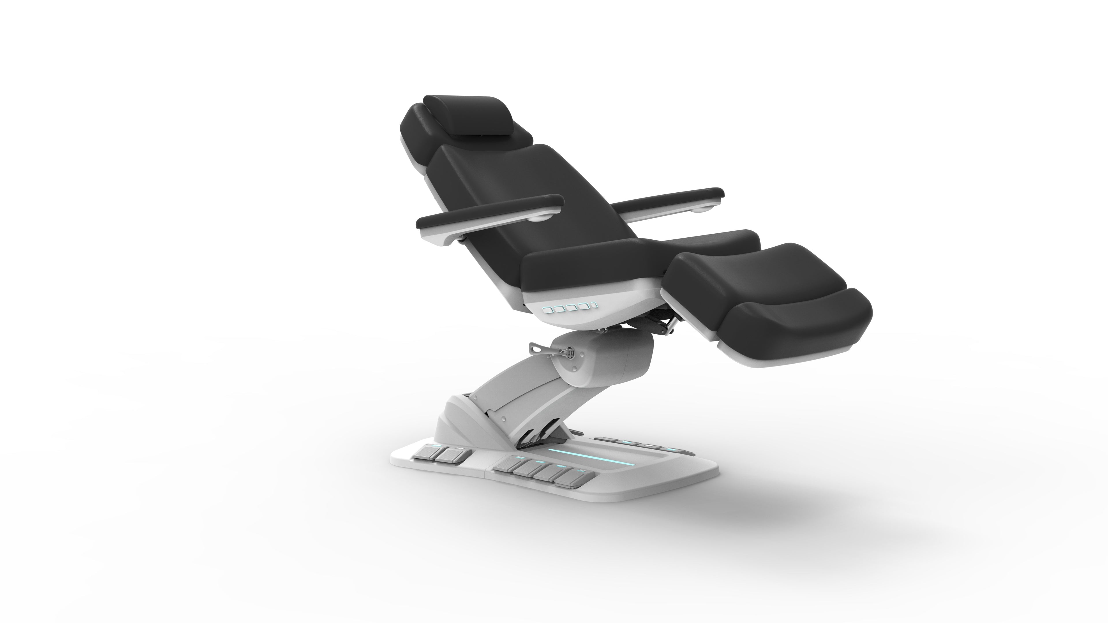 Silverfox Swivel Facial Bed with Handheld Remote and Foot Controls