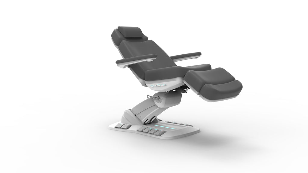 Silverfox Swivel Facial Bed with Handheld Remote and Foot Controls