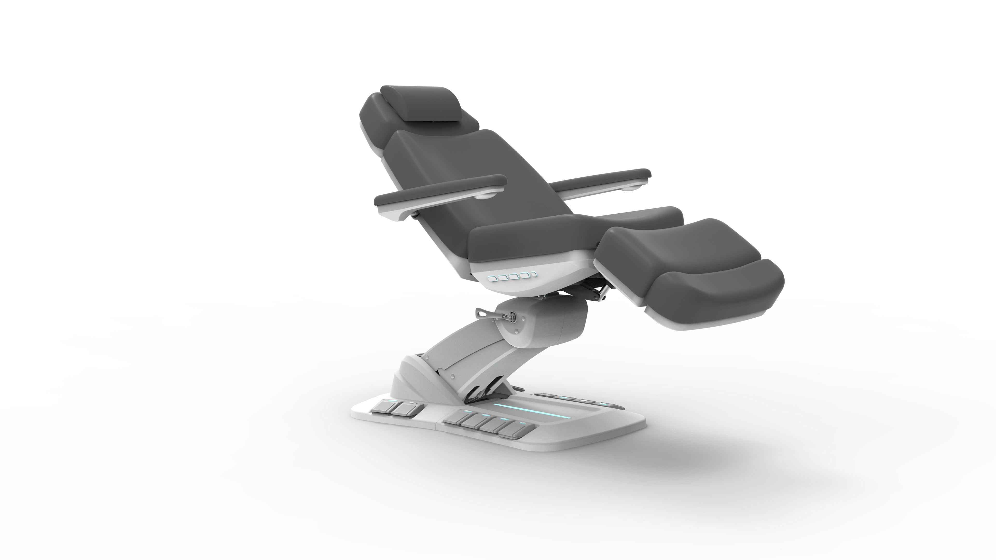 Silverfox Swivel Facial Bed with Handheld Remote and Foot Controls