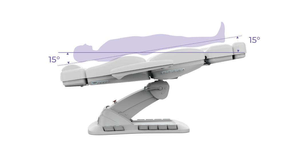 Silverfox Swivel Facial Bed with Handheld Remote
