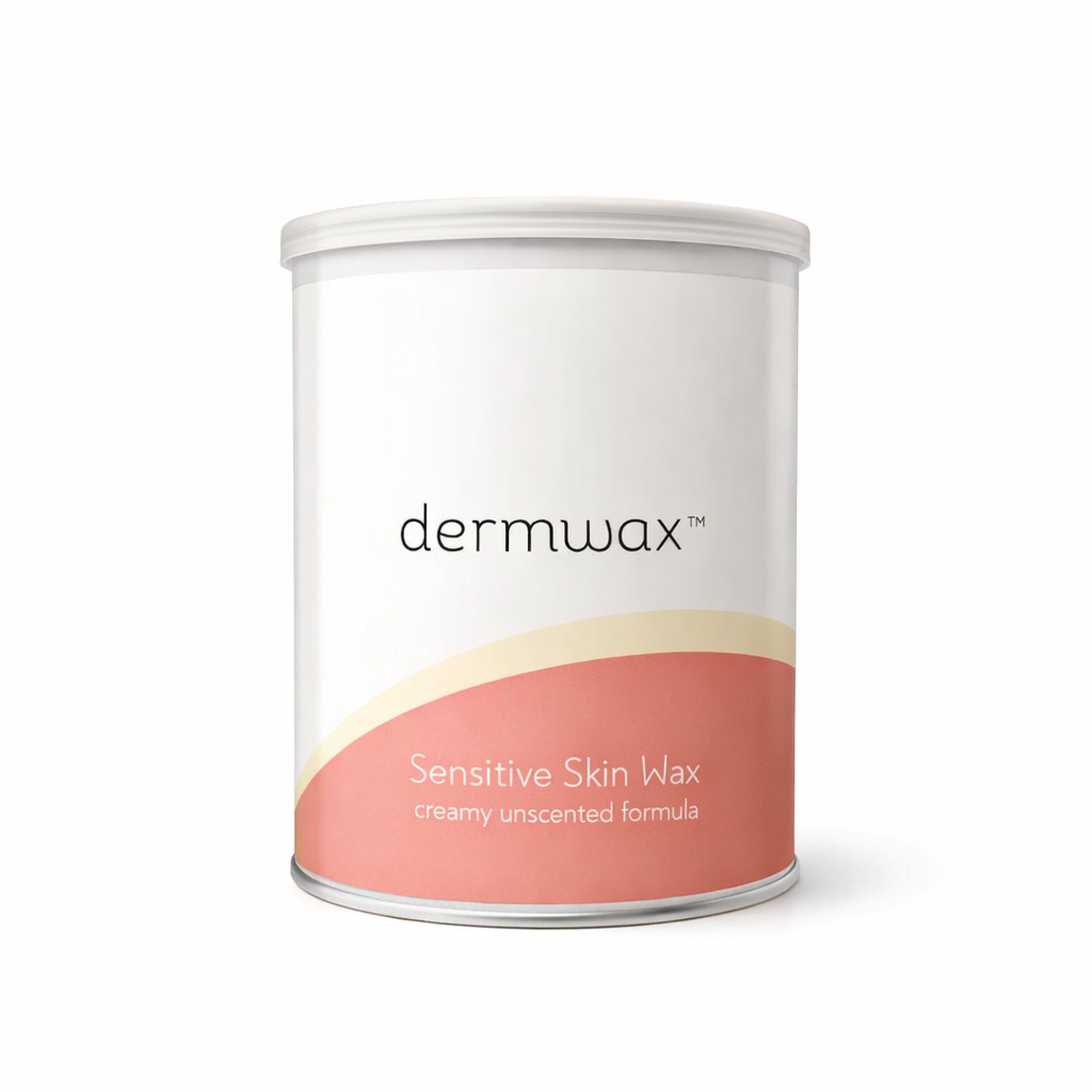 Dermwax Azure Blue Creamy Sensitive Skin Soft Wax, Tall 28oz