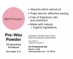 Dermwax Pre-Wax Powder 8 oz