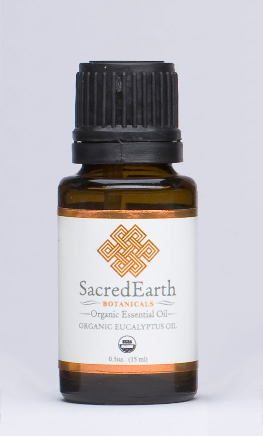 Organic Essential Oil of Eucalyptus 15 ml, 5 EA/CS