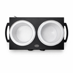 Dermwax Double Wax Warmer, Black with Rose Gold Lid