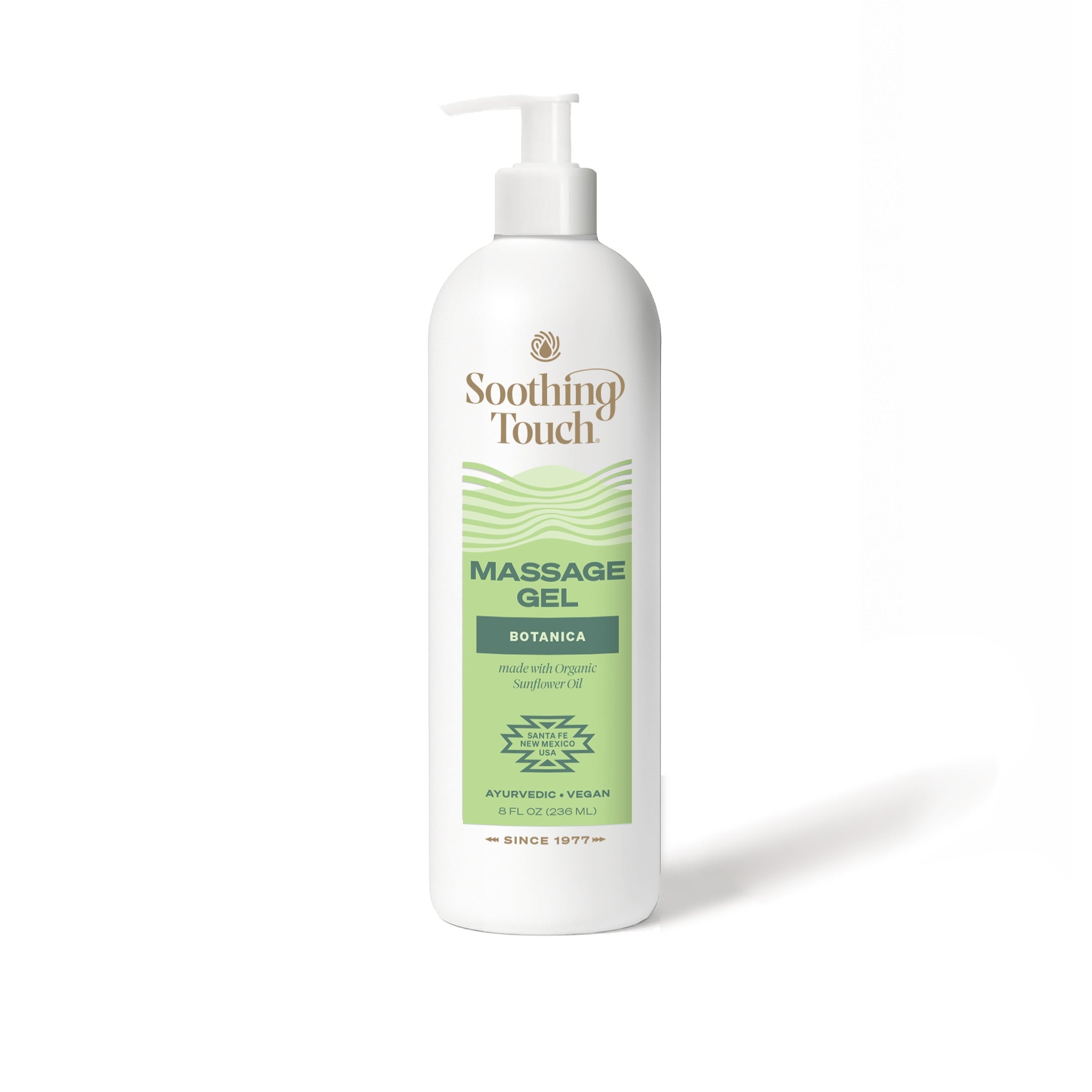 Soothing Touch Botanica Massage Gel (Made with Organic Sunflower Oil), 8 oz
