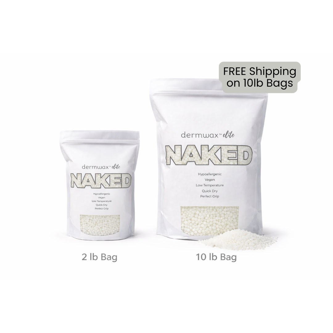 Dermwax Elite NAKED Clear Hard Wax Beads