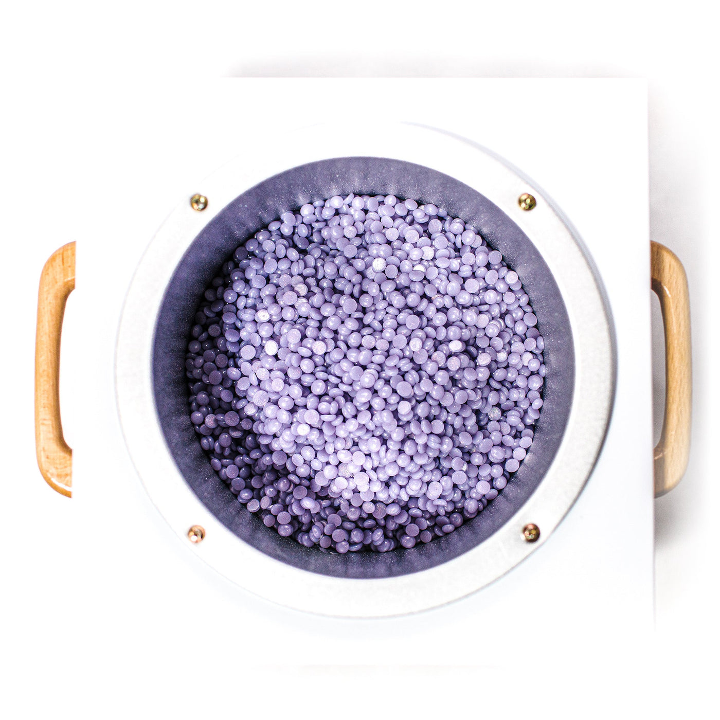 Dermwax Elite NAKED Sparkle Lilac Professional Wax Beads - In A Melter