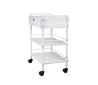 Silverfox Beauty Trolley 1019A for estheticians - 1 Locking Drawer and 2 shelves