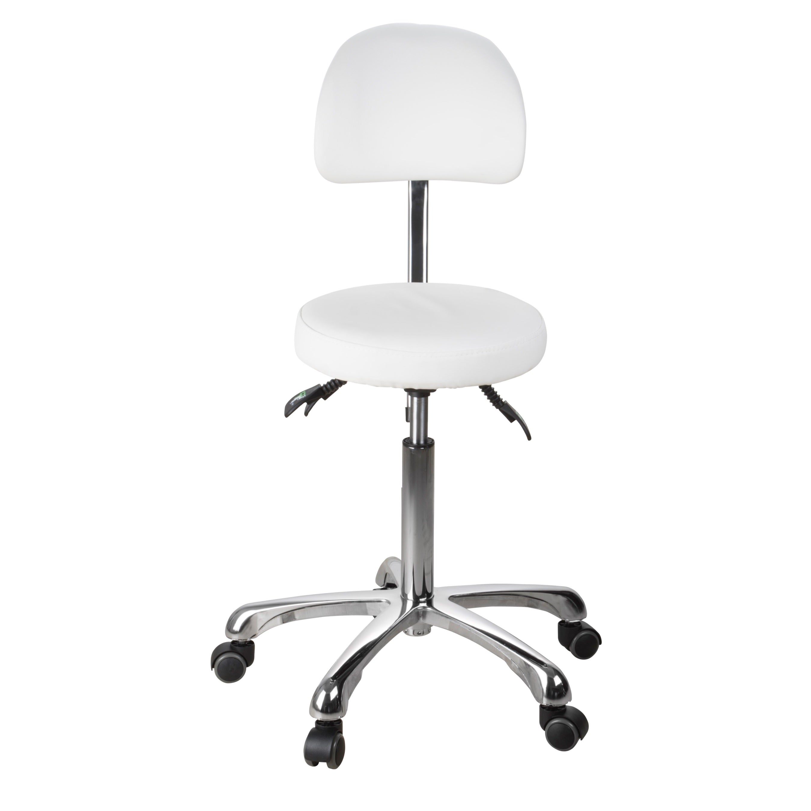 Esthetician Stool with Ergonomic Backrest