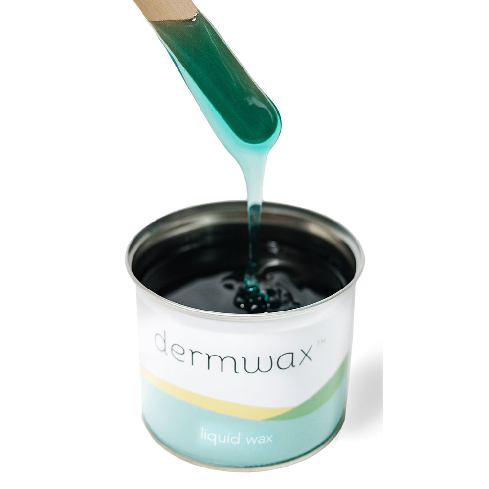 Dermwax Azulene Clear Green Liquid Soft Wax, 14oz – Spa Order