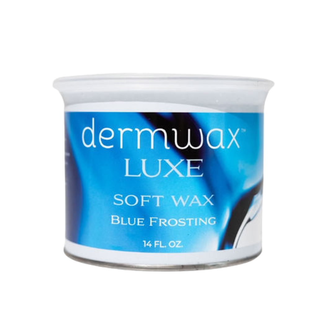 Dermwax LUXE Blue Frosting Soft Wax, 14 Oz