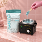 Dermwax Elite NAKED Sparkle Blue Hard Wax Beads