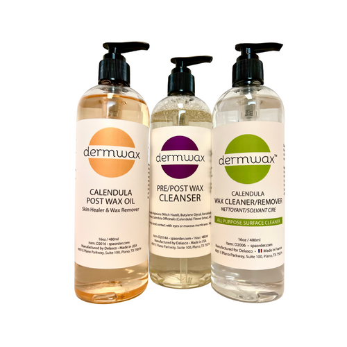 Dermwax Pre-Wax Cleanser Solution 16 oz