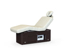 Silver Fox Electric Section Multi Purpose Massage Table, Light Beige, Black Walnut