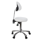 Esthetician Stool with Ergonomic Backrest