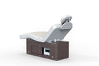 Silver Fox Electric Section Multi Purpose Massage Table, Light Grey, Teak