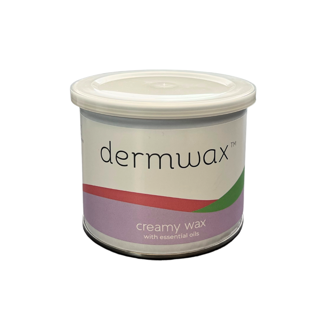 Dermwax Lemon Essential Oil Pink Metallic Soft Wax, 14 oz