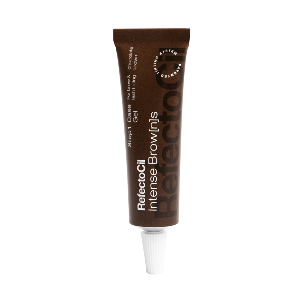 RefectoCil RC-05049 Intense Brow[n]s Base Gel, Chocolate Brown, For Natural Brunette Brows and Light Lashes, 0.5 oz.