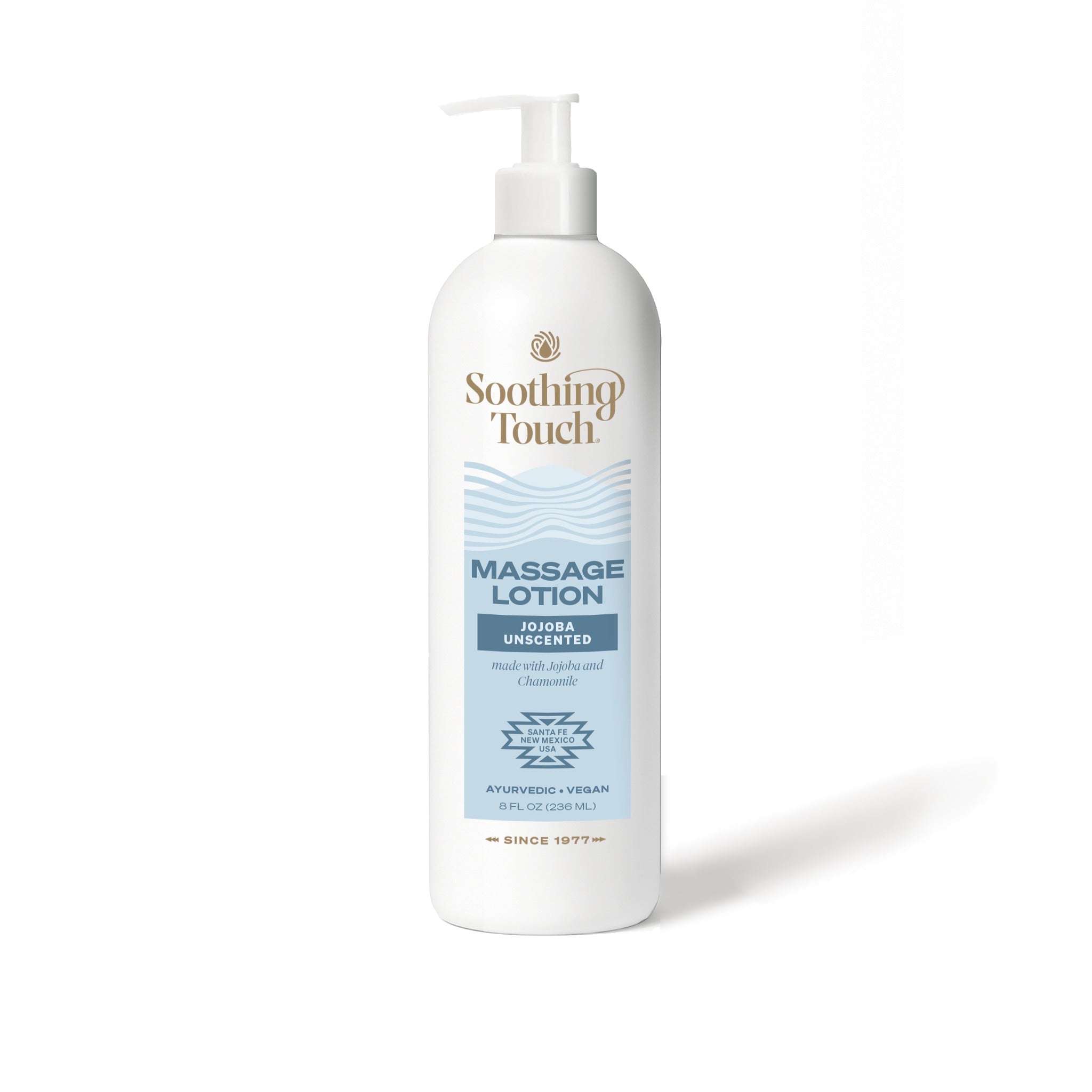 Soothing Touch Jojoba Unscented Massage Lotion, 8 oz