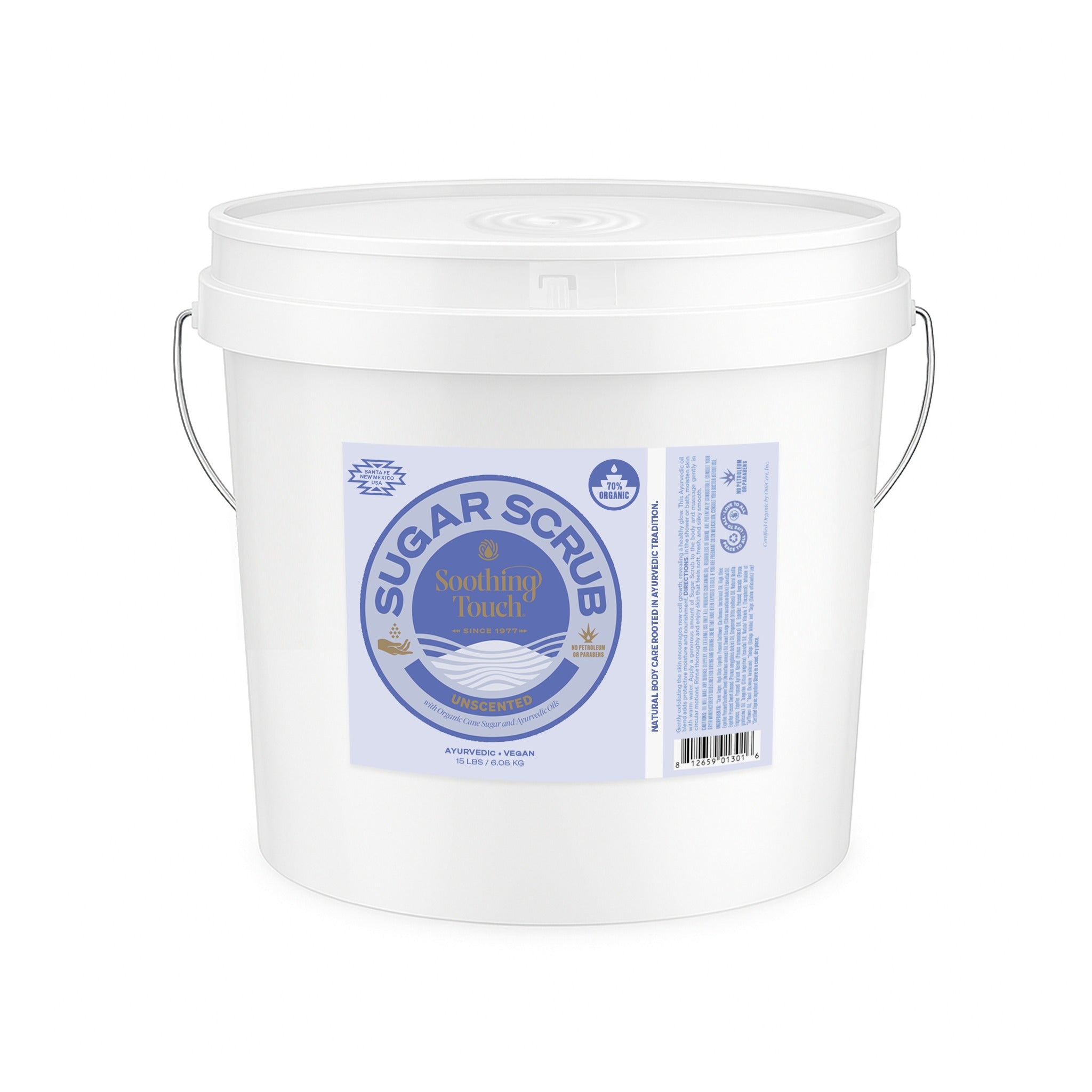 Soothing Touch Unscented Sugar Scrub, 15 lbs