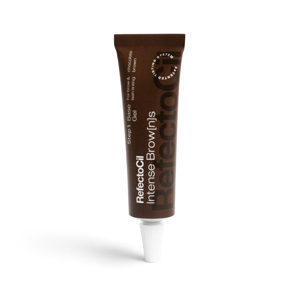 RefectoCil RC-05049 Intense Brow[n]s Base Gel, Chocolate Brown, For Natural Brunette Brows and Light Lashes, 0.5 oz.