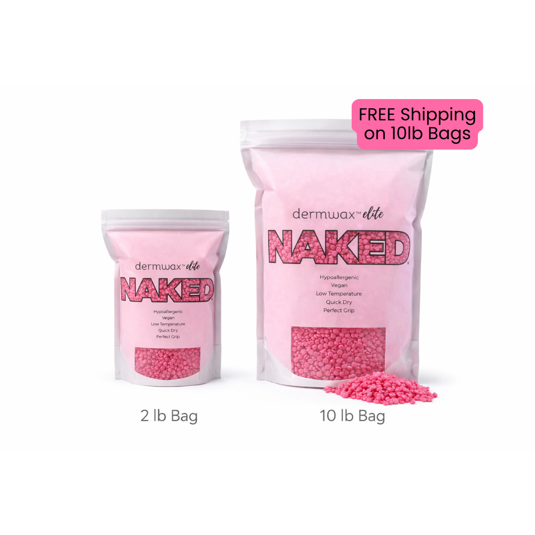 Dermwax Elite NAKED Sparkle Malibu Hard Wax Beads