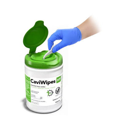 CaviWipes HP (6” x 6.75”) – 160 towelettes per canister