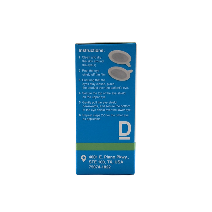 Delasco Laser Eye Shield - FDA Class 1 Eye Protection for Laser, IPL, and LED Procedures 50/Box