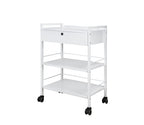 Silverfox Beauty Trolley 1019A for estheticians - 1 Locking Drawer and 2 shelves