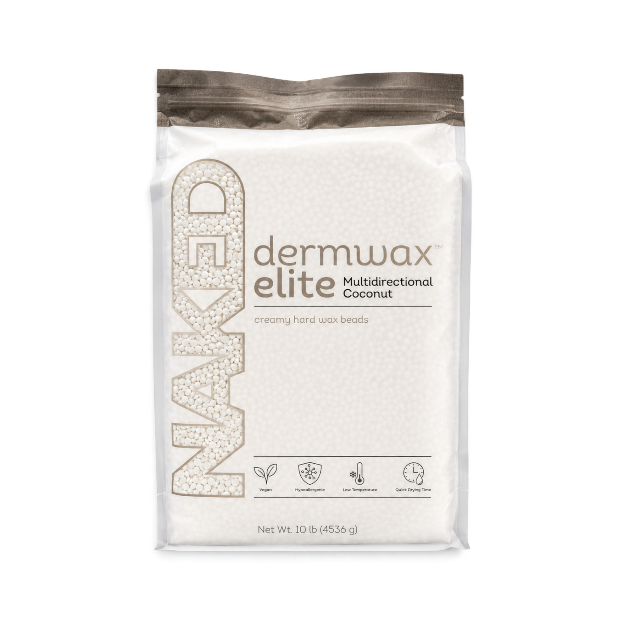 Dermwax Elite Multidirectional Coconut Hard Wax Beads