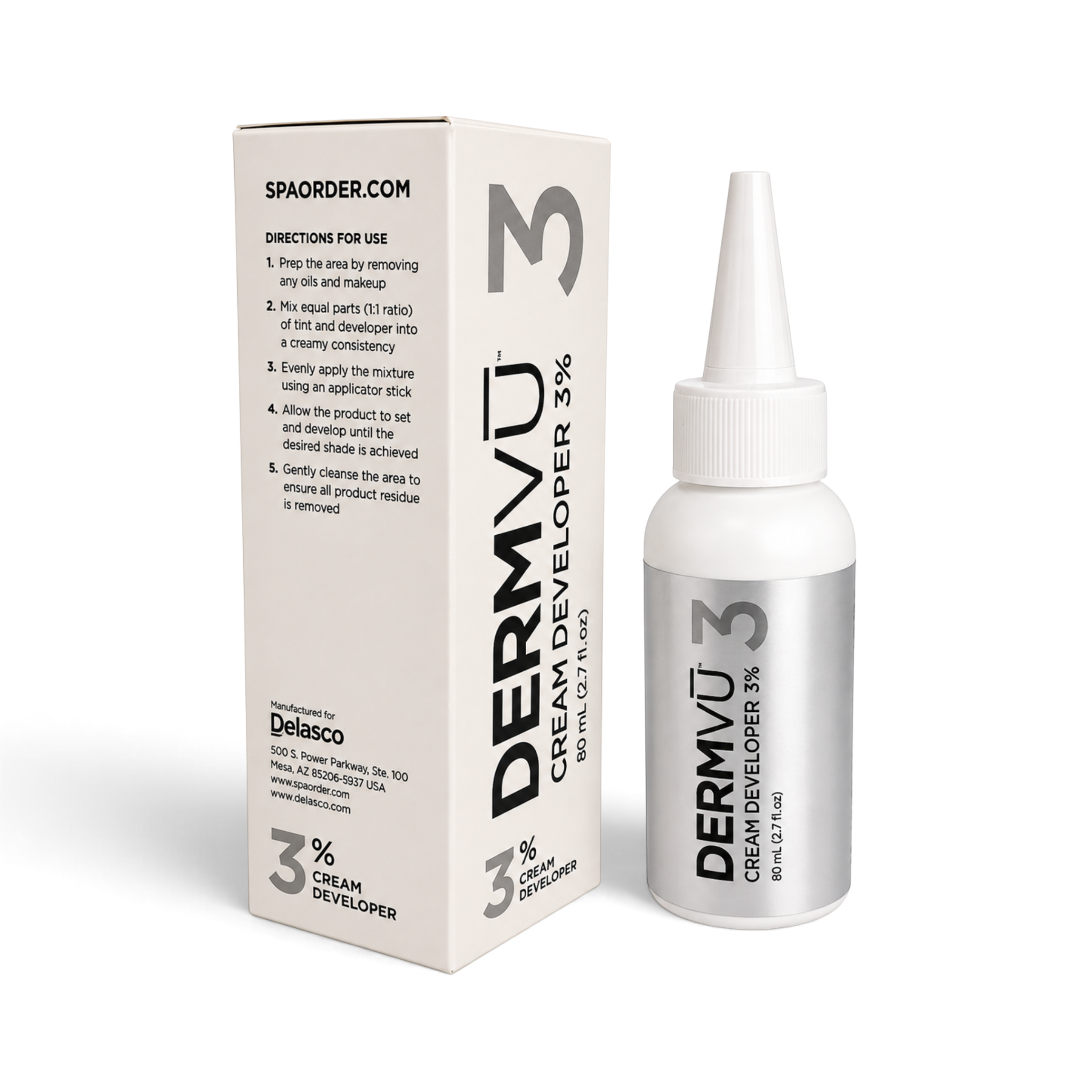 Dermvu Cream Developer 3%