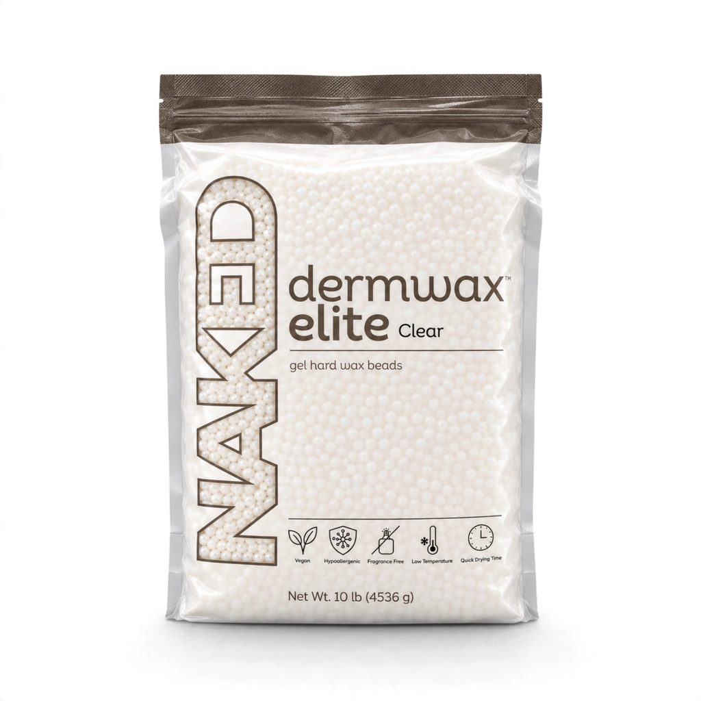 Dermwax Elite NAKED Clear Hard Wax Beads