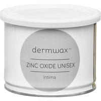 Dermwax Zinc Oxide Unisex Intima Metallic White Soft Wax, 14oz
