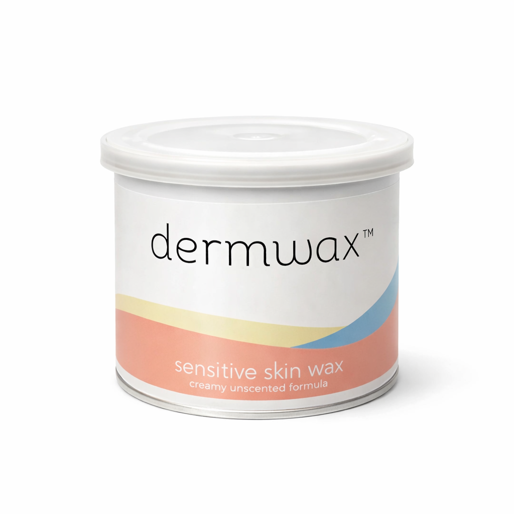 Dermwax Azure Blue Creamy Sensitive Skin Soft Wax, 14oz