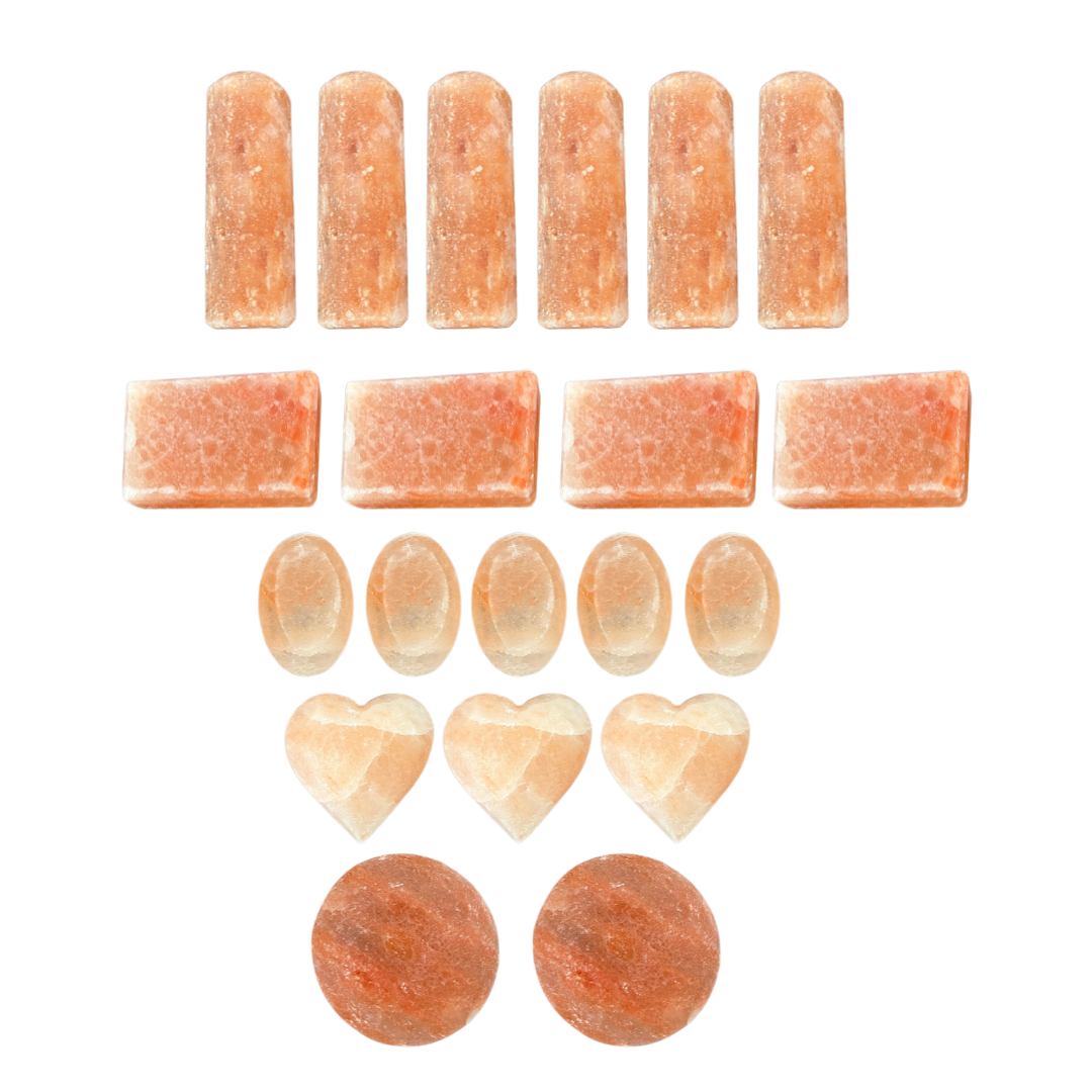 Spa Contour Himalayan Salt Stone Set