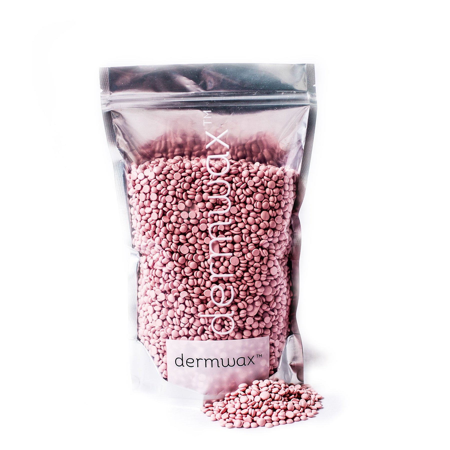 Pure Pink with Titanium Dioxide Hard Wax Beads (Bulk)